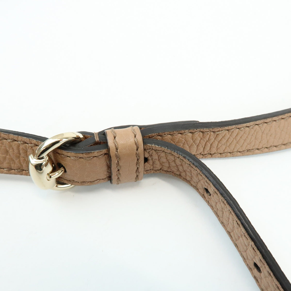 Gucci Soho Disco Leather, Beige, Leather, Crossbody Bag