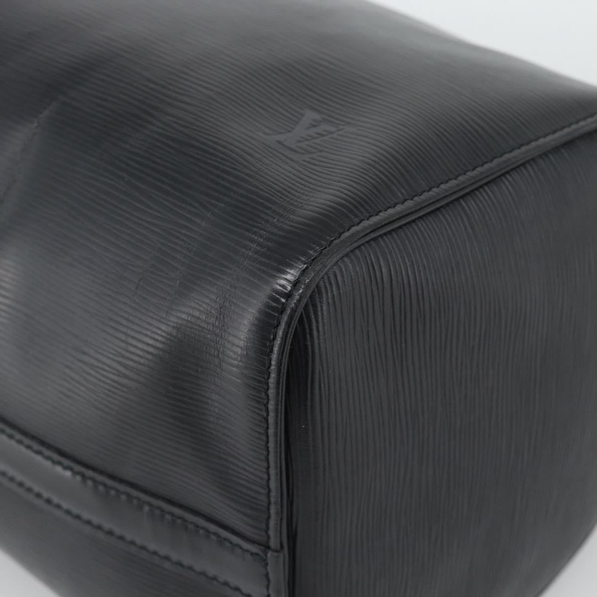 Louis Vuitton Speedy Epi, Black, Leather, Handbag