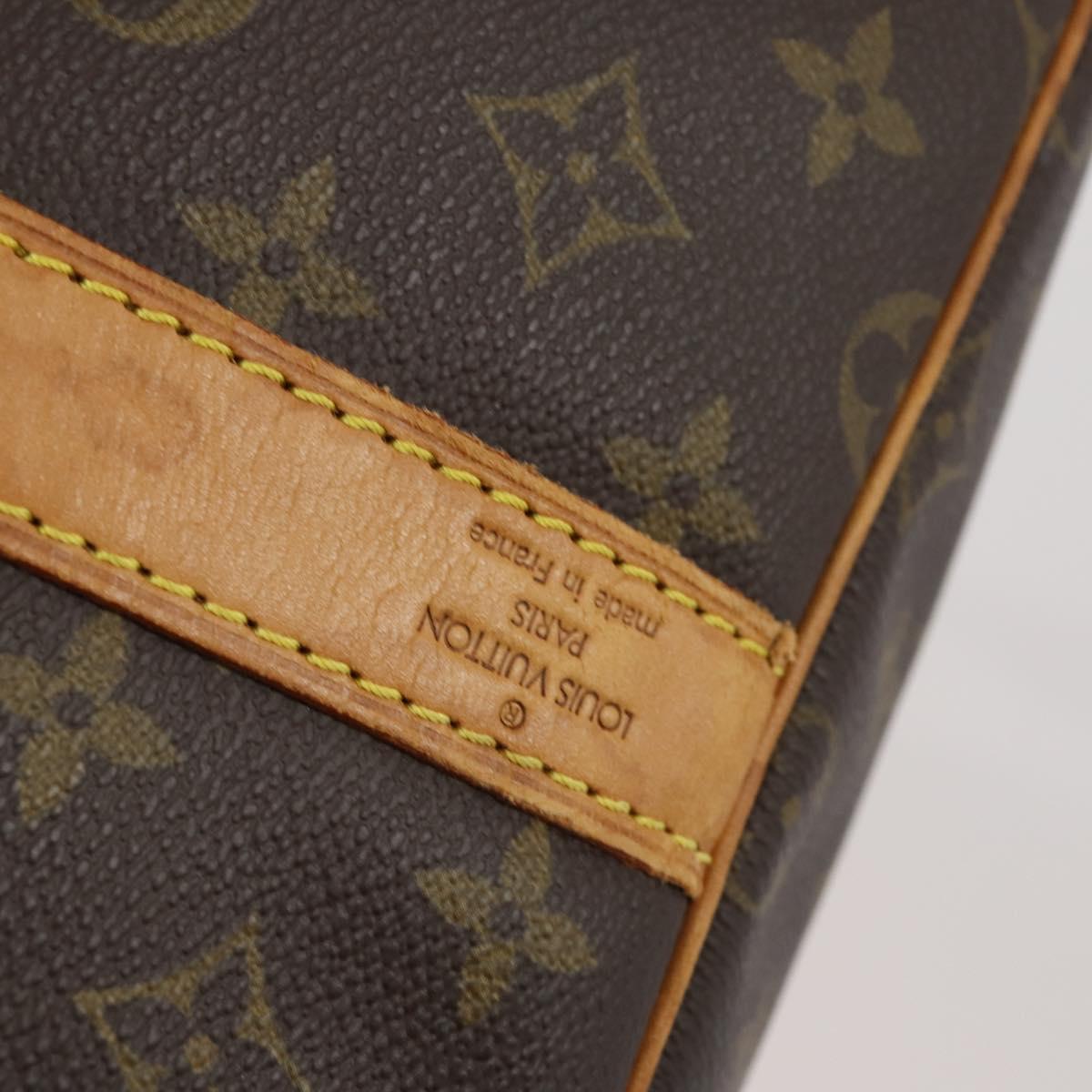Louis Vuitton Keepall Bag Monogram Canvas, BROWN, CANVAS, Travel bag