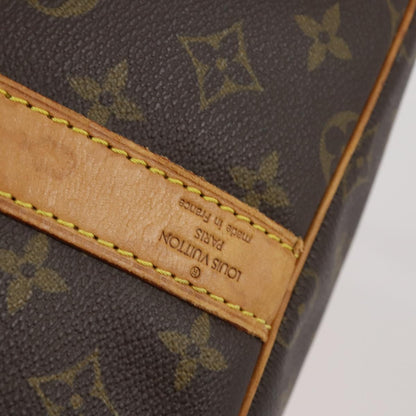 Louis Vuitton Keepall Bag Monogram Canvas, BROWN, CANVAS, Travel bag