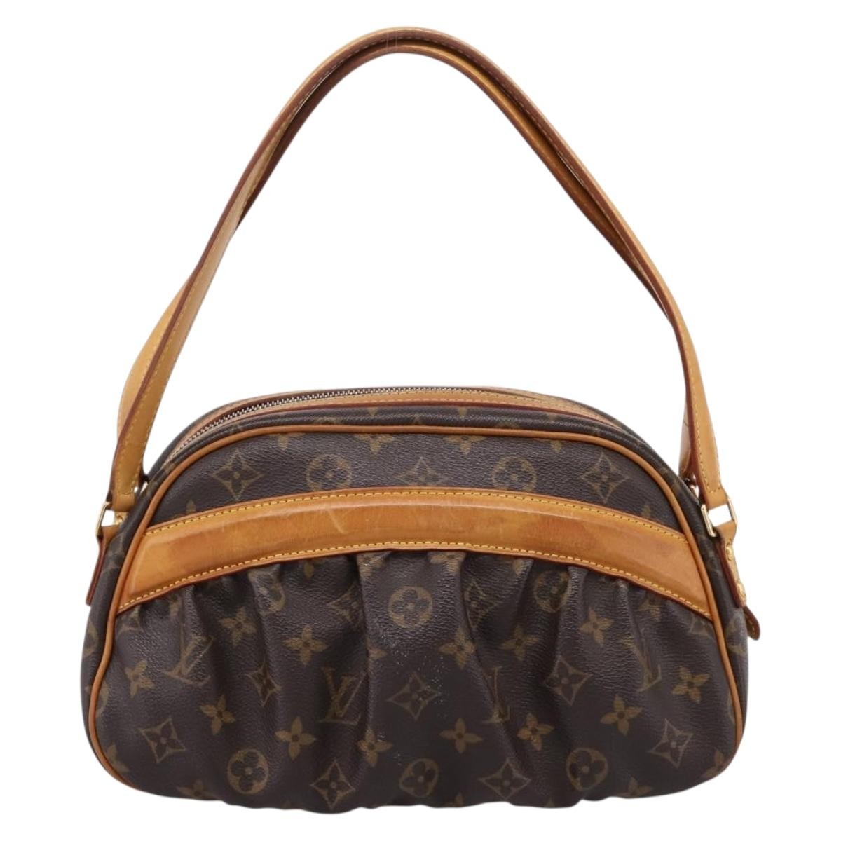 Louis Vuitton Clara Handbag Monogram Canvas, Brown, Canvas, Handbag