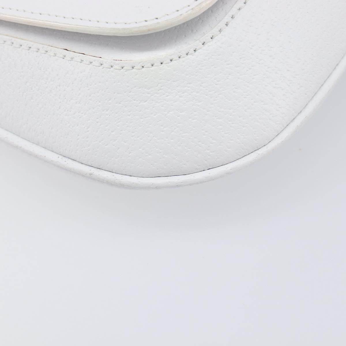 Gucci Shoulder Leather, White, Leather, Shoulder Bag