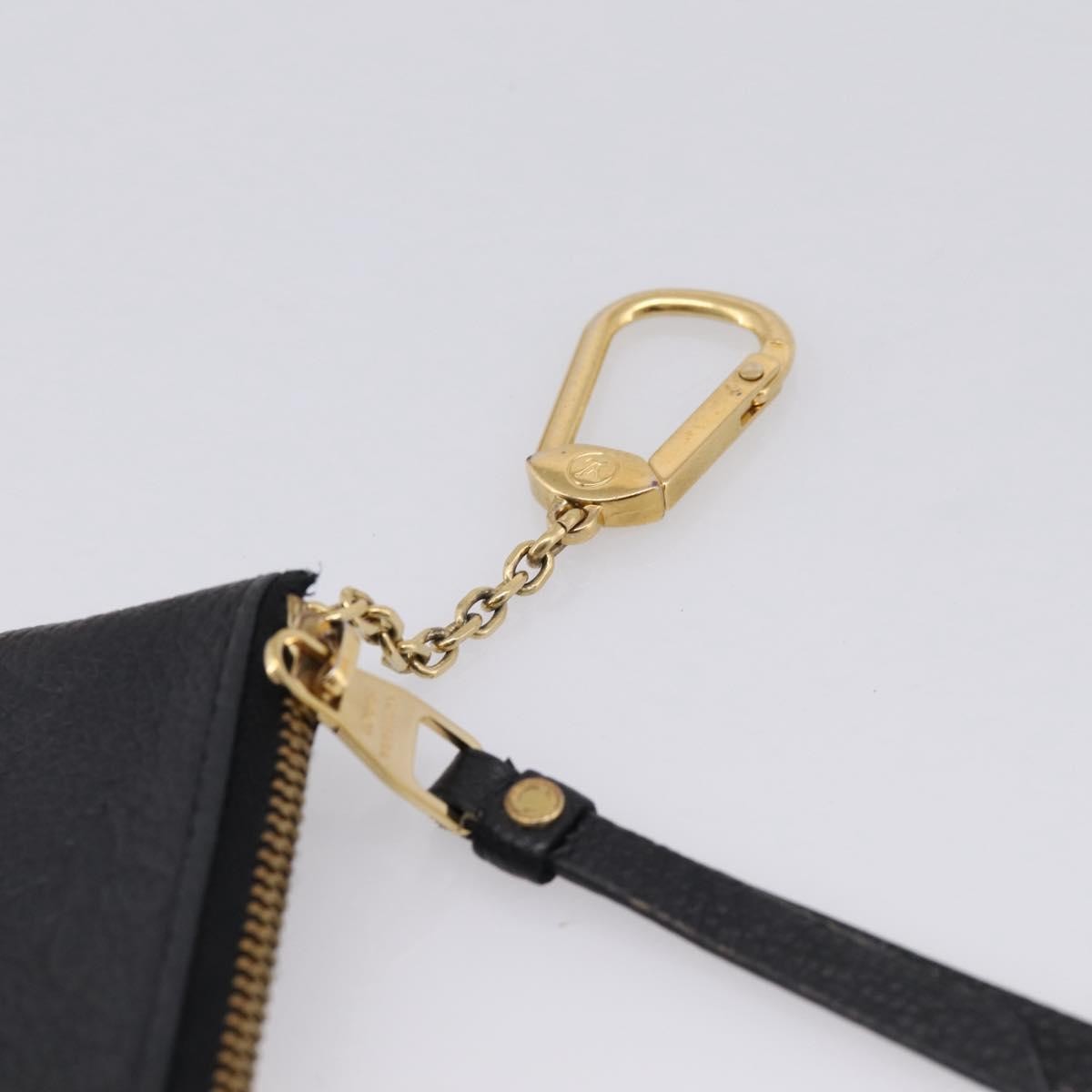 Louis Vuitton Key Monogram Empreinte Leather, Black, Leather, Clutch