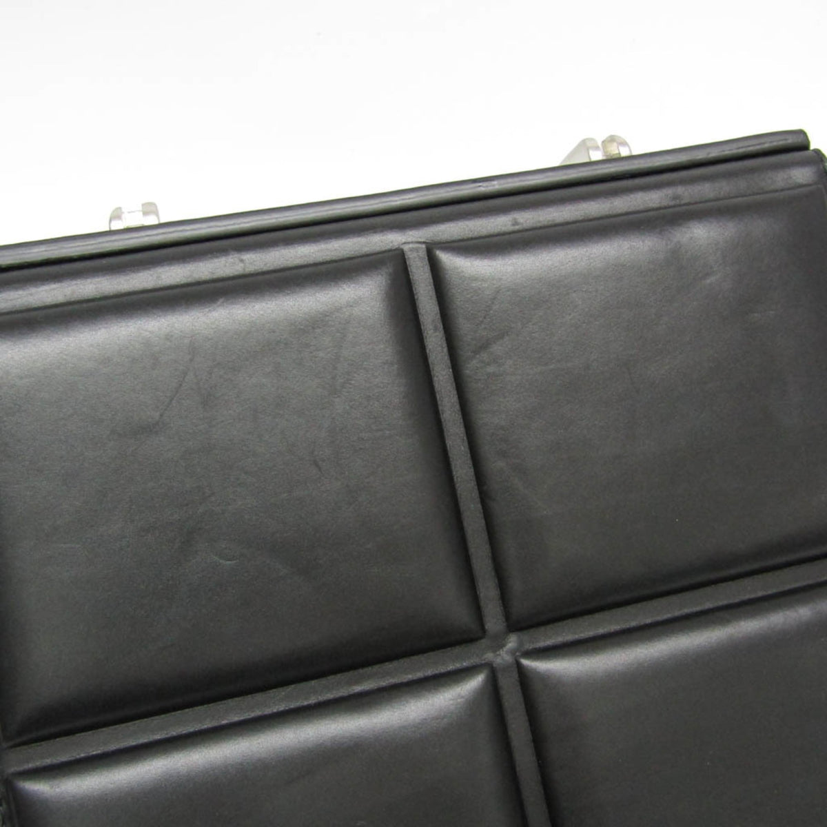Bottega Veneta Trunk Top Handle Messenger Padded Leather, Black, Leather, Handbag