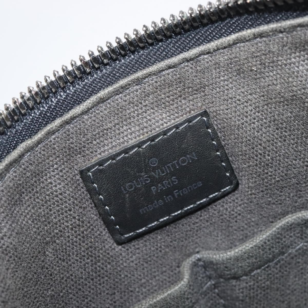 Louis Vuitton Shawnee Pochette Utah Leather, Gray, Leather, Clutch