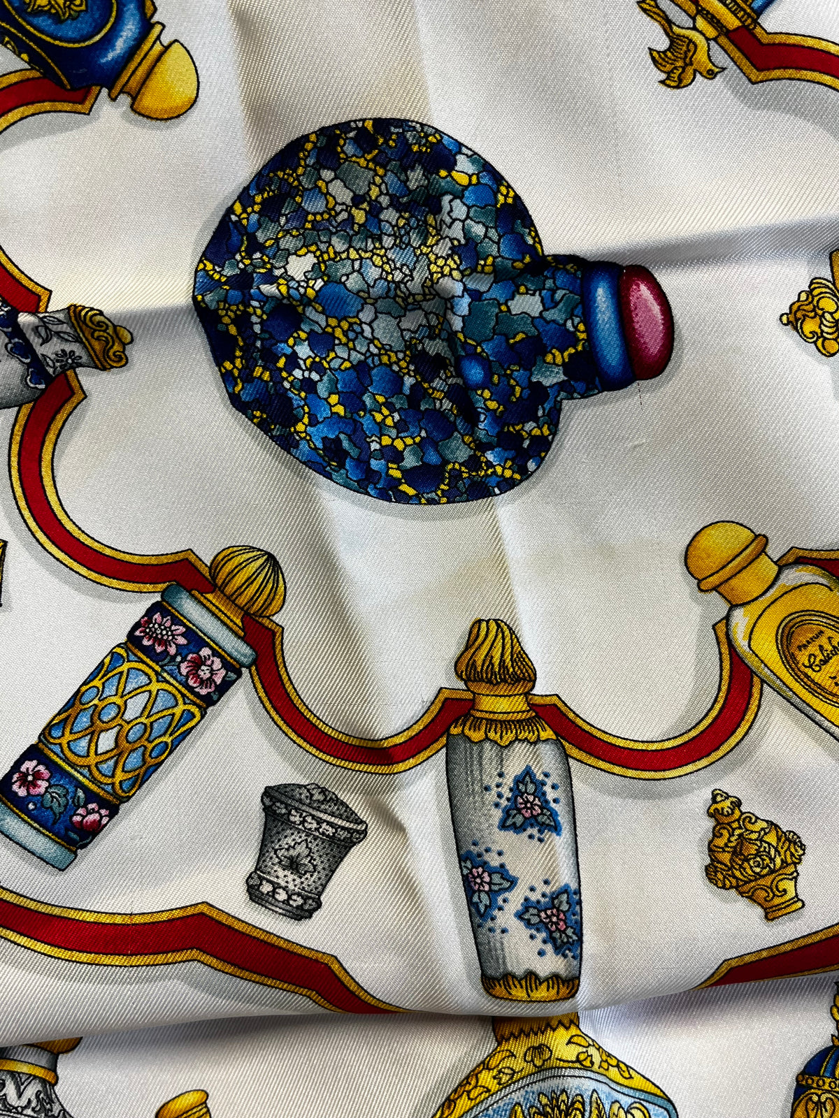 Hermes Carré 90 Silk multicolor, Multicolour, Silk, Scarf