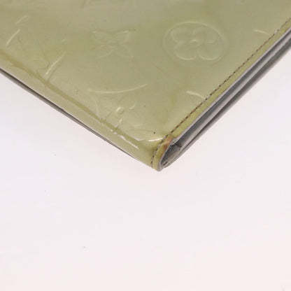 Louis Vuitton Walker Monogram Vernis, Gray, Patent Leather, Wallet
