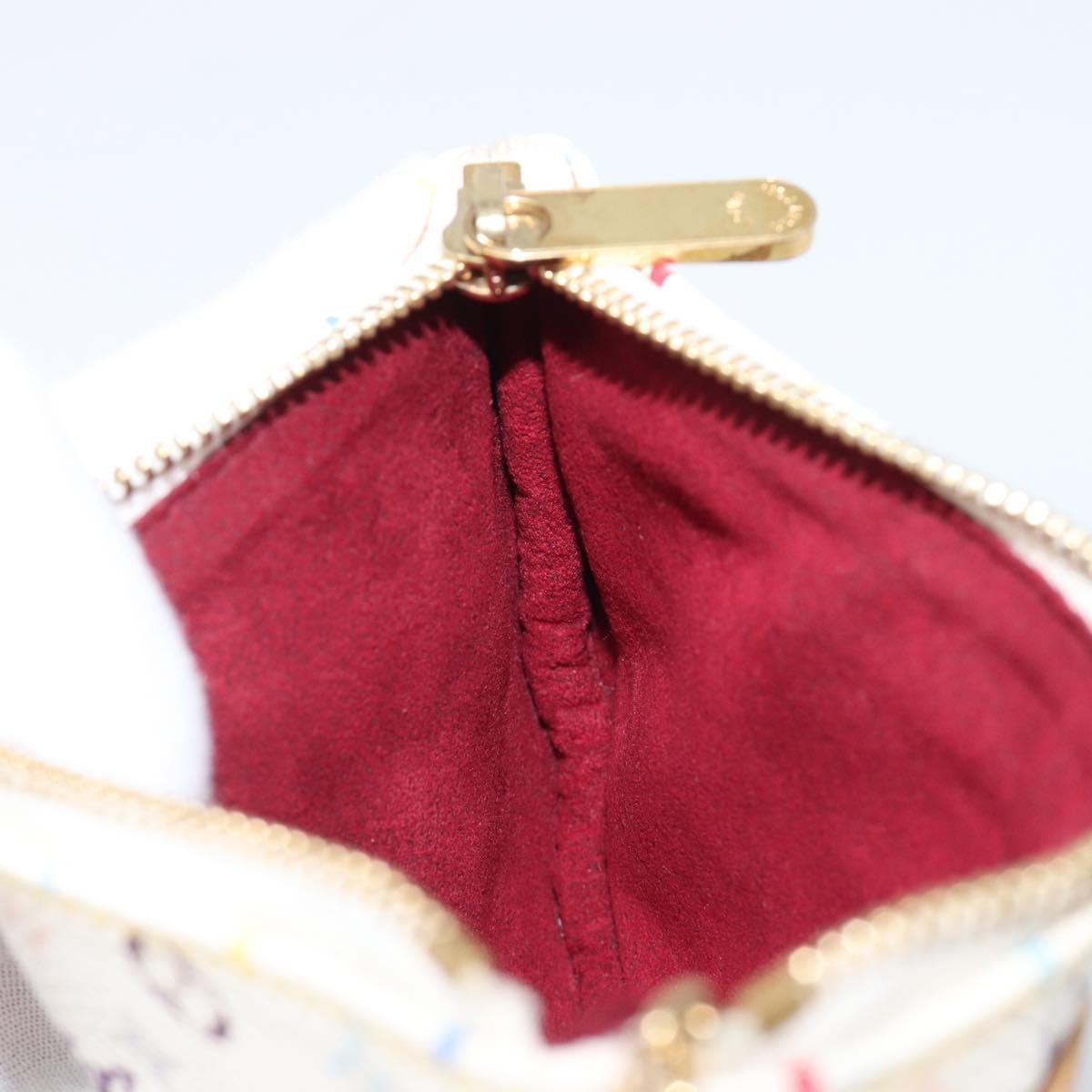 Louis Vuitton Pochette Plate Monogram Multicolor, Multicolour, Canvas, Clutch