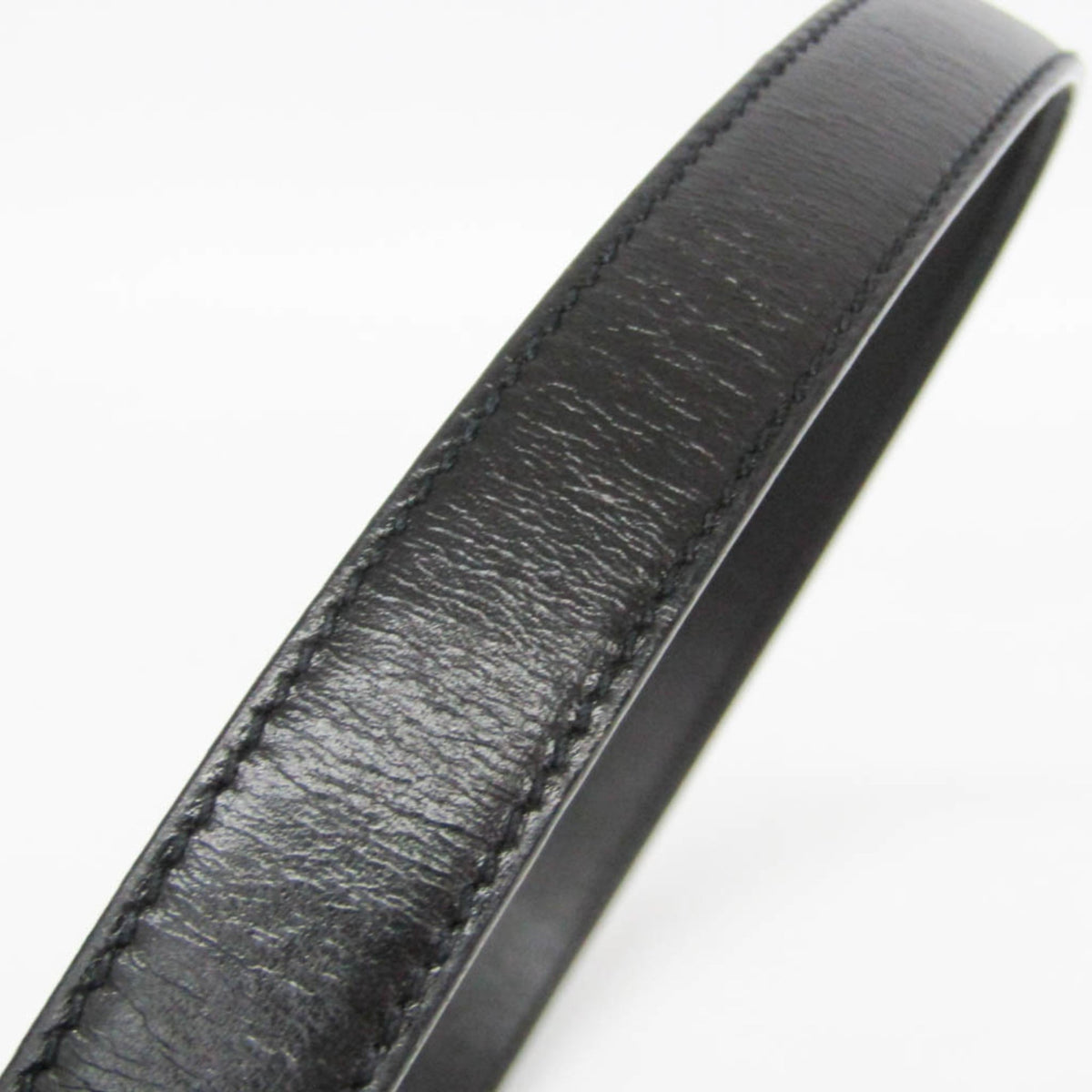 Gucci Interlocking G Belt (Outlet) Leather, Black, Leather, Belt