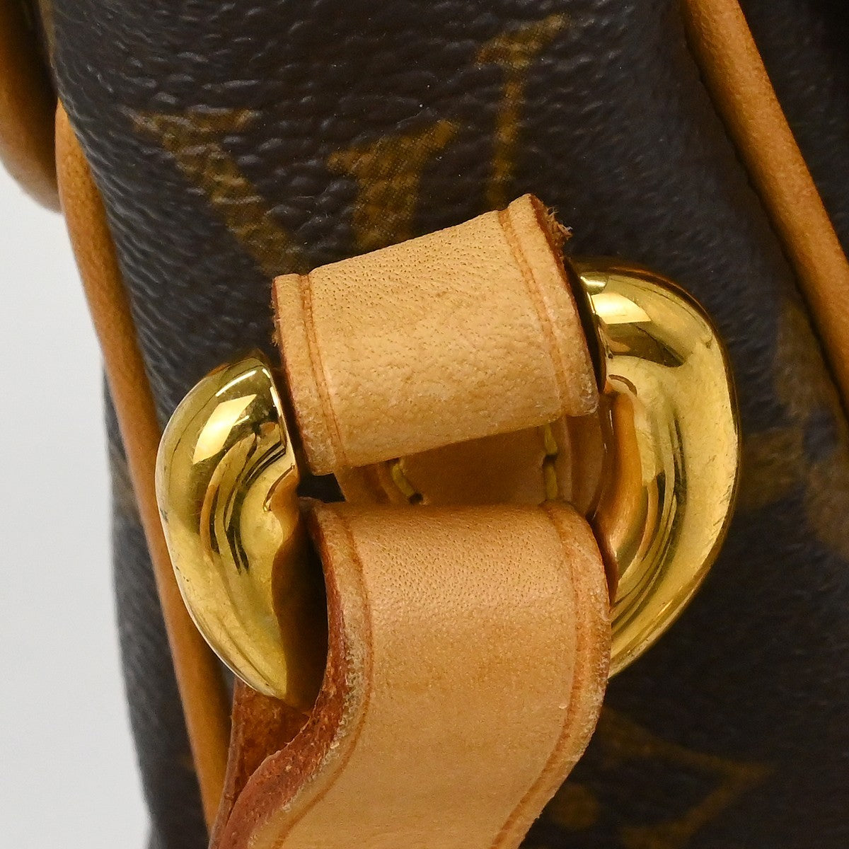 Louis Vuitton Tikal Monogram Canvas, Brown, Canvas, Handbag