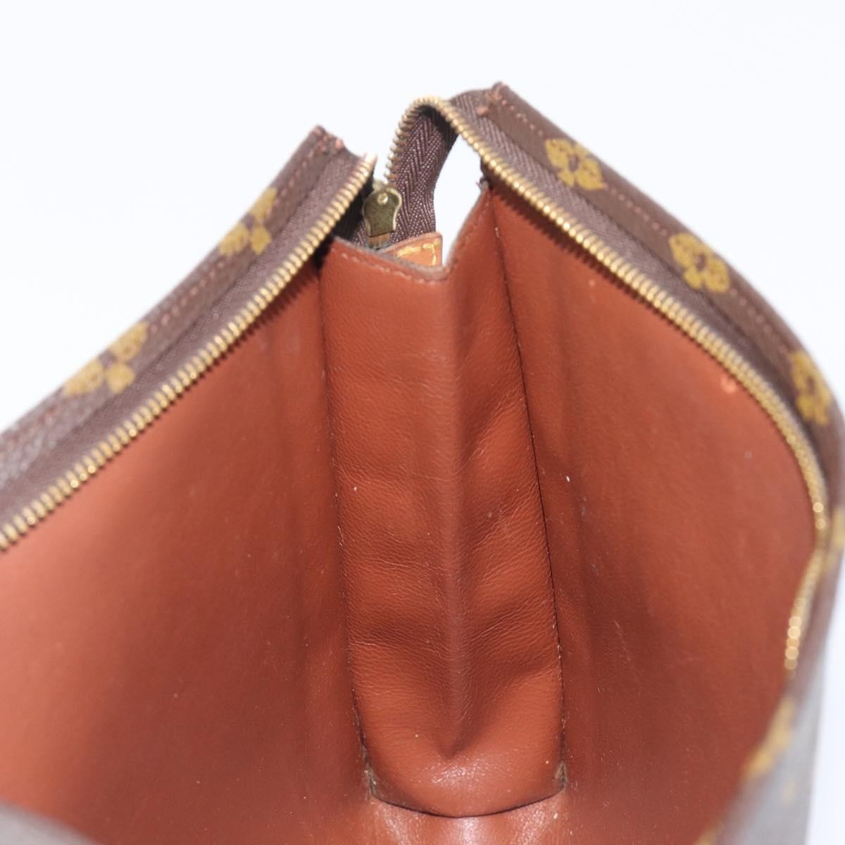 Louis Vuitton Toiletry Pouch Monogram Canvas, Brown, Canvas, Clutch