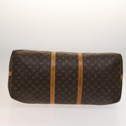 Louis Vuitton Keepall Bag Monogram Canvas, BROWN, CANVAS, Travel bag