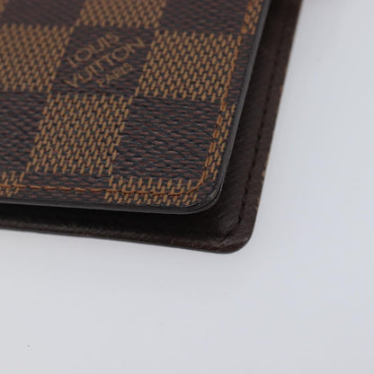 Louis Vuitton Ring Agenda Cover Damier, Brown, Canvas, Briefcase