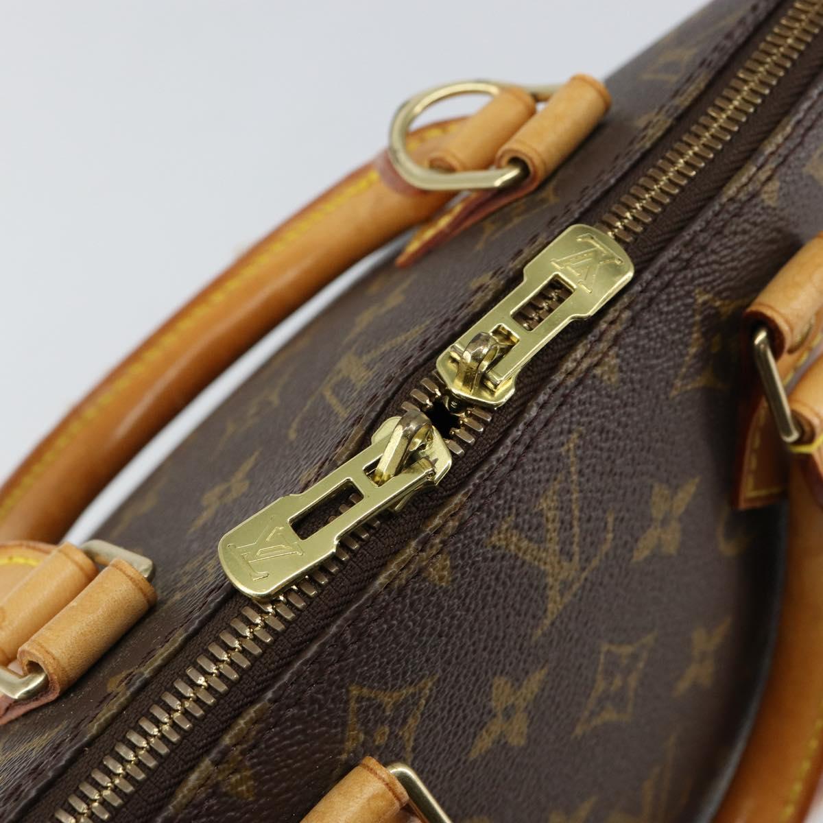 Louis Vuitton Alma Handbag Monogram Canvas, BROWN, CANVAS, Handbag
