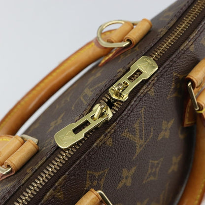 Louis Vuitton Alma Handbag Monogram Canvas, BROWN, CANVAS, Handbag