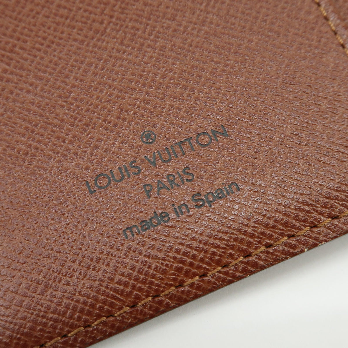 Louis Vuitton Agenda Cover Monogram Canvas, Brown, Canvas, Wallet