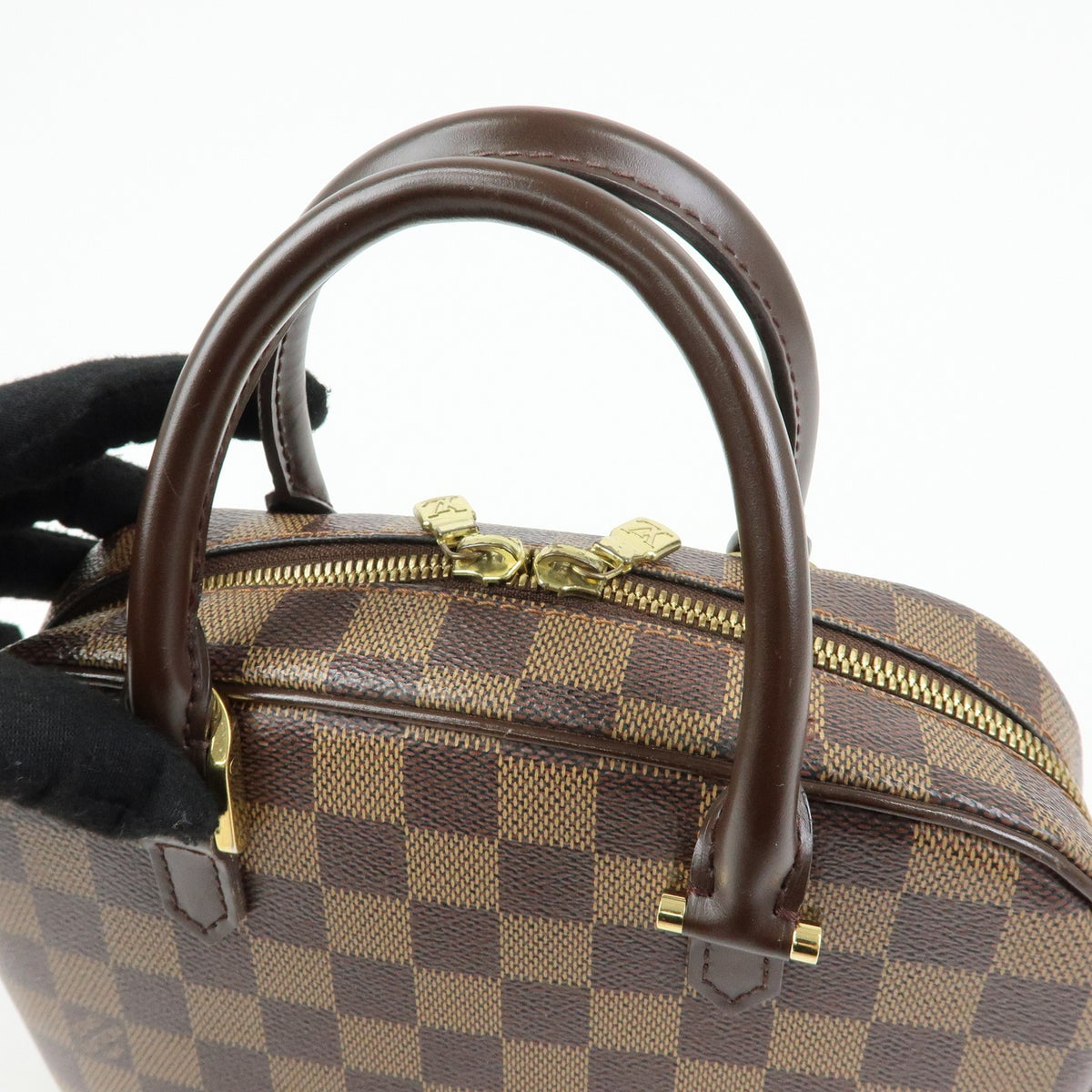 Louis Vuitton Sarria Damier, Brown, Canvas, Handbag