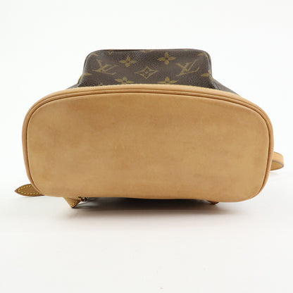 Louis Vuitton Vintage Montsouris Monogram Canvas, Brown, Canvas, Backpack