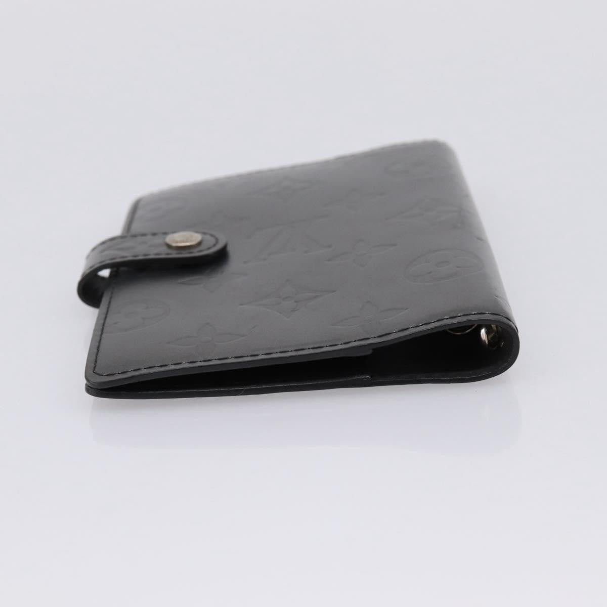 Louis Vuitton Agenda Cover Monogram Empreinte Leather, Gray, Canvas, Wallet