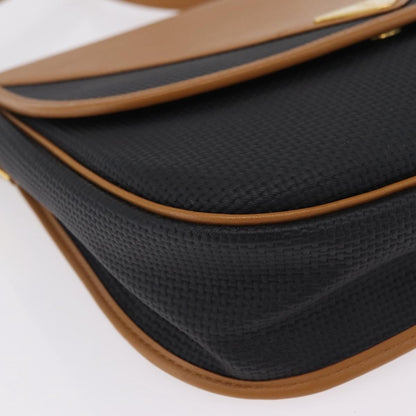 Saint Laurent Vintage Shoulder bag leather, Black, Leather, Shoulder Bag