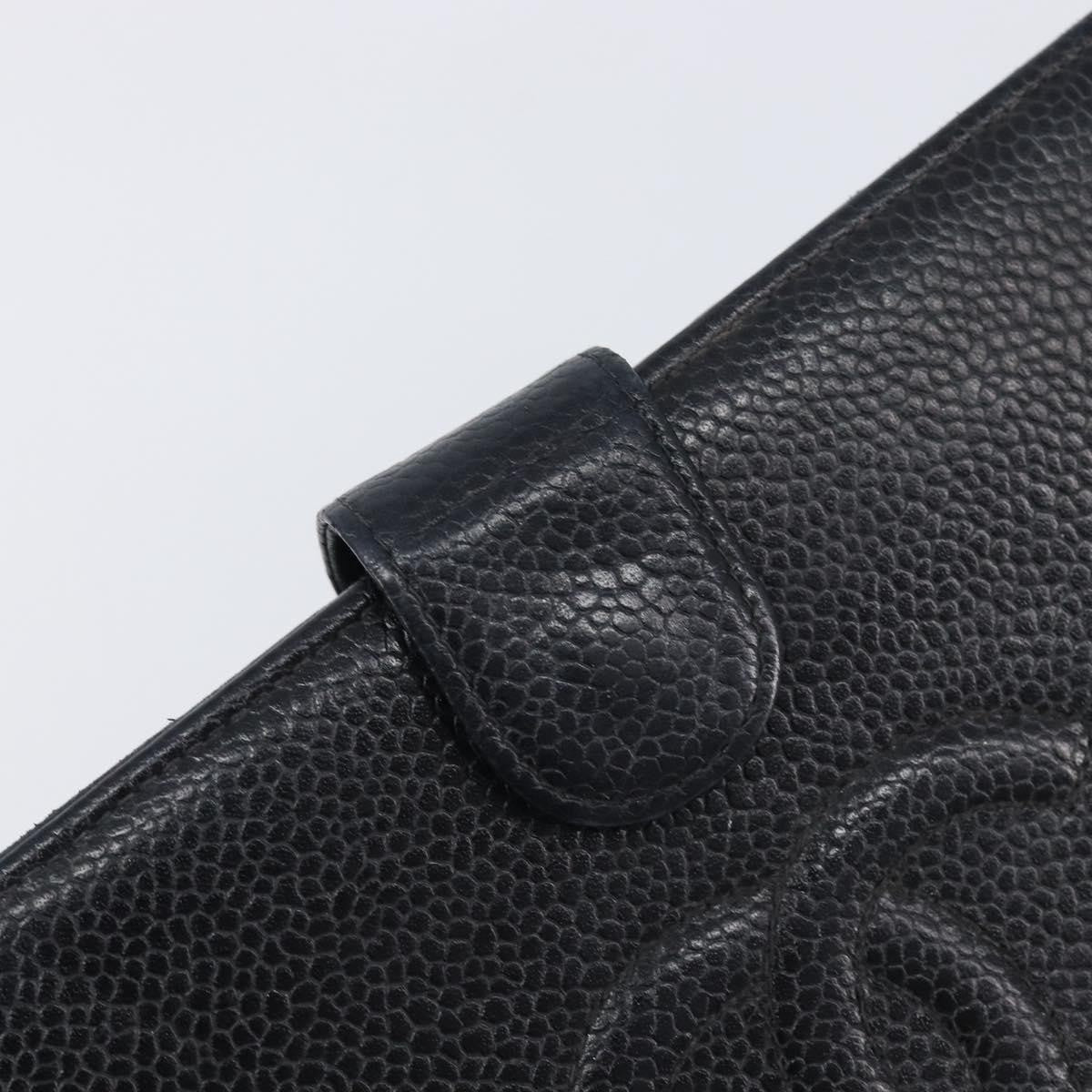 Chanel Timeless CC French Leather, Black, Calfskin, Wallet