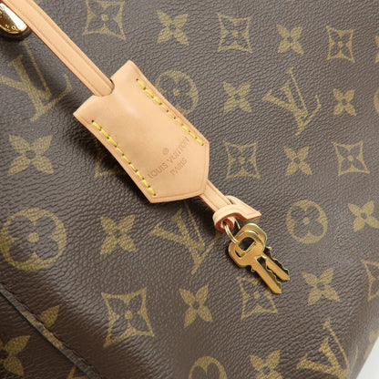 Louis Vuitton Montaigne Monogram Canvas, Brown, Canvas, Handbag