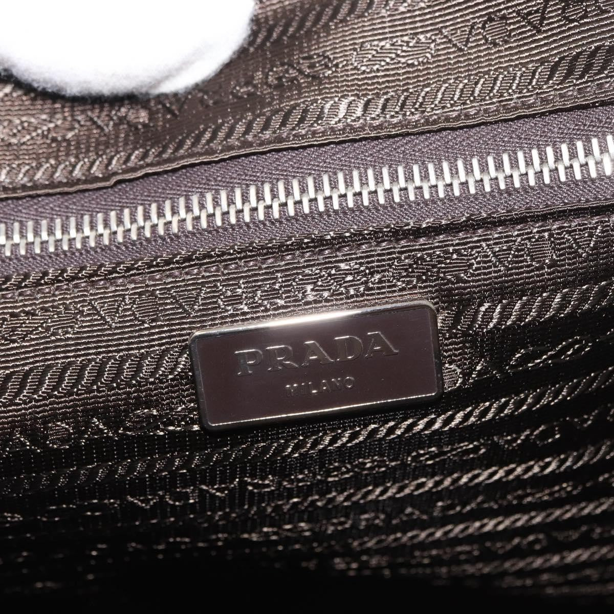 Prada Convertible Travel Saffiano Leather, Beige, Leather, Briefcase