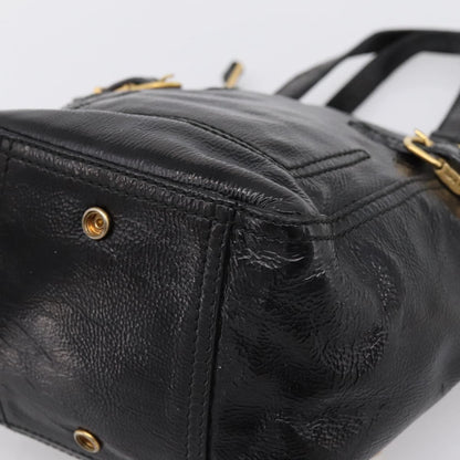 Saint Laurent Downtown Patent, Black, Patent Leather, Tote Bag
