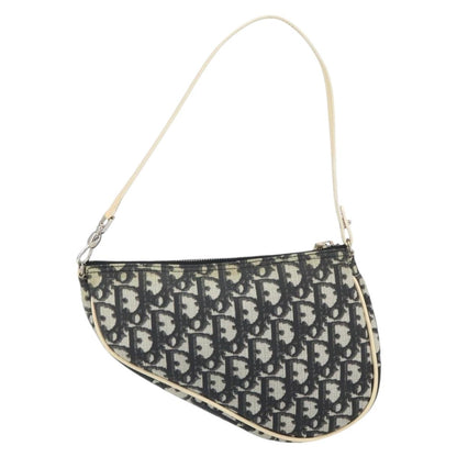 Christian Dior Saddle Tripple Pouch Oblique Canvas, BLACK, CANVAS, Shoulder bag