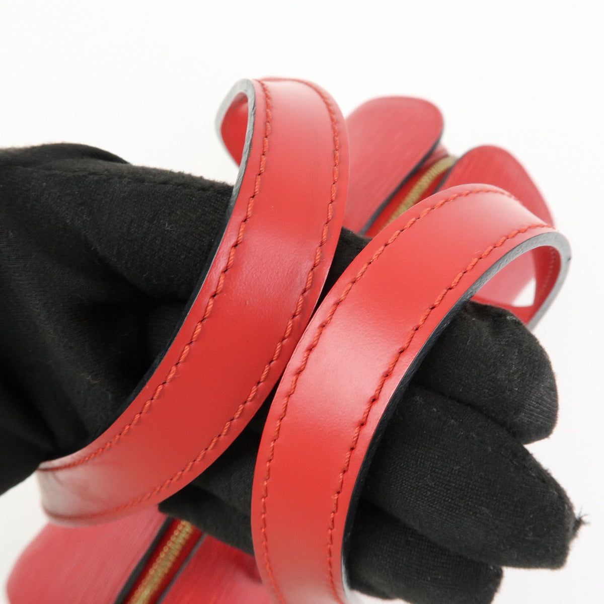 Louis Vuitton Soufflot Epi Leather, Red, Leather, Tote Bag