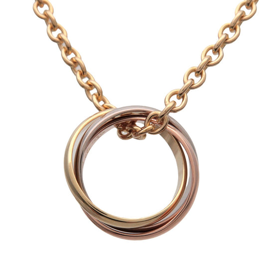 Cartier Trinity Choker 18K Tricolor Gold, Gold, Gold, Necklace