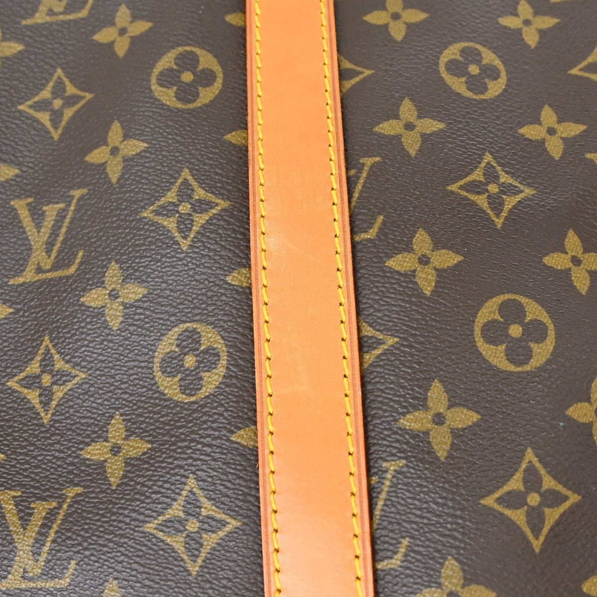 Louis Vuitton Keepall Monogram Canvas, Brown, Canvas, Travel Bag