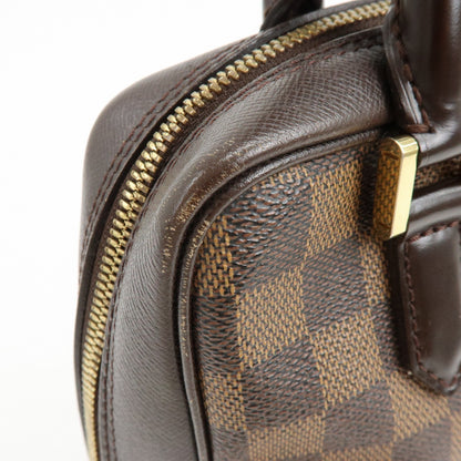 Louis Vuitton Triana Damier, Brown, Canvas, Handbag