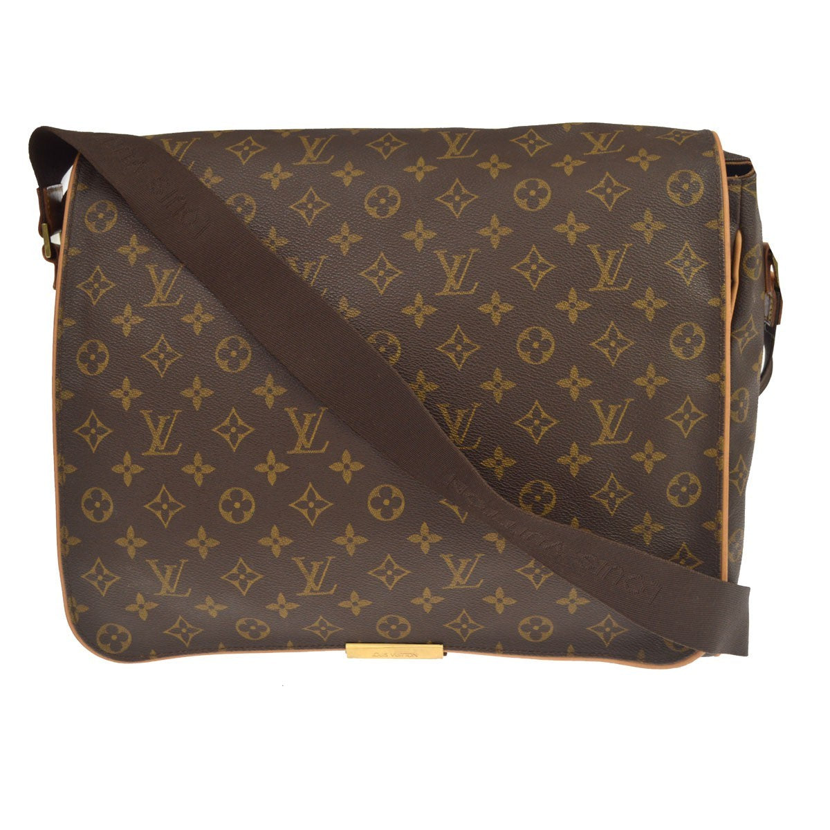 Louis Vuitton Abbesses Messenger Monogram Canvas, Brown, Canvas, Handbag