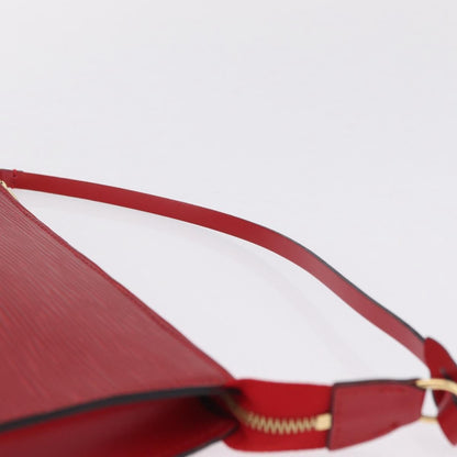 Louis Vuitton Pochette Accessoires Epi Leather, Red, Leather, Clutch