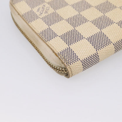 Louis Vuitton Zippy Organizer Damier, White, Canvas, Wallet