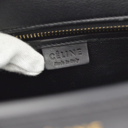 Celine Luggage Smooth Leather, Green, Leather, Handbag