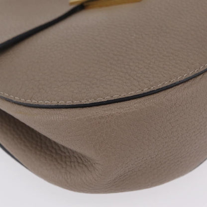 Chloe Drew Leather, Beige, Leather, Crossbody Bag