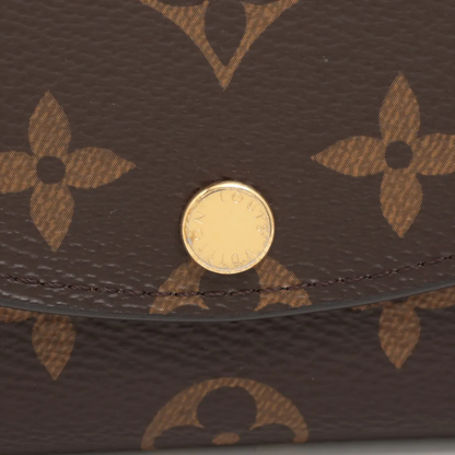 Louis Vuitton Zipped Wallet Monogram Eclipse Canvas, BROWN, LEATHER, Wallets
