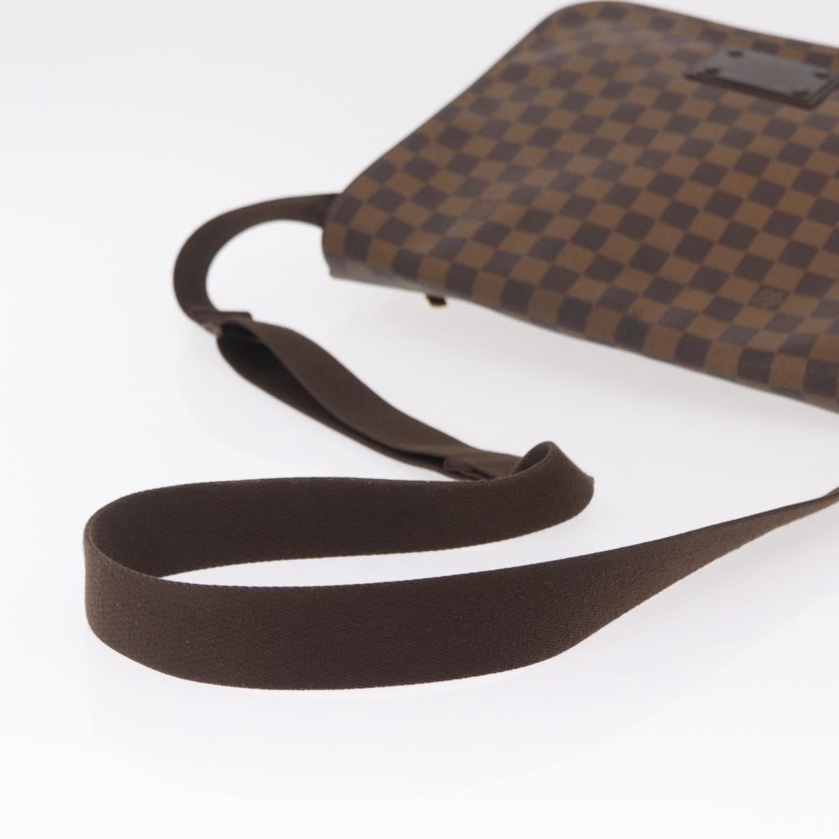 Louis Vuitton Brooklyn Damier, Brown, Canvas, Shoulder Bag