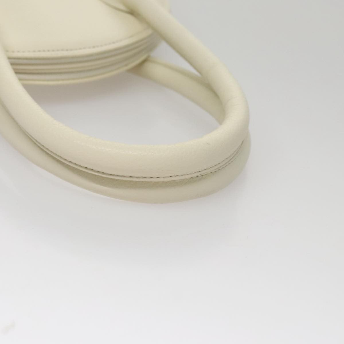 Saint Laurent Vintage Leather, White, Leather, Handbag
