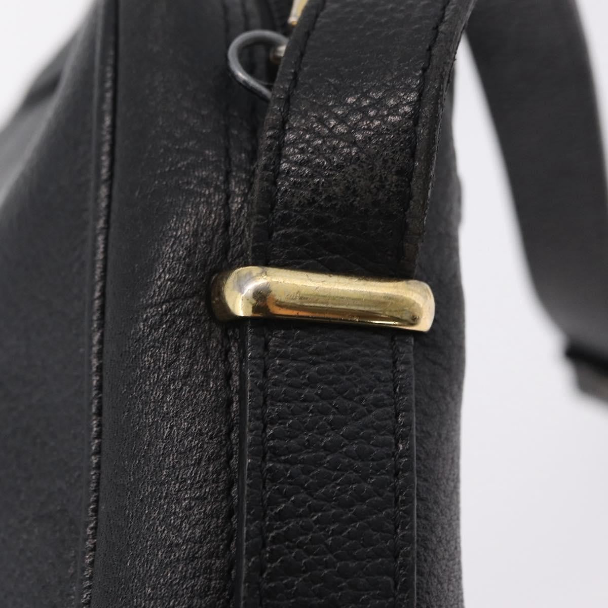 Saint Laurent Vintage Shoulder bag Leather, Black, Leather, Shoulder Bag