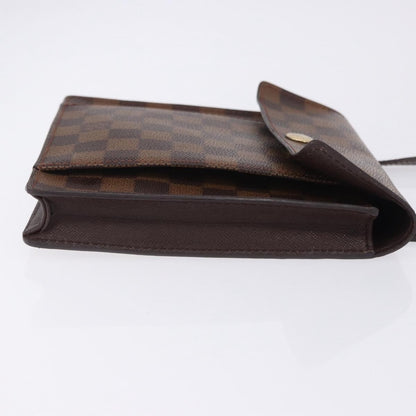 Louis Vuitton Pimlico Damier, Brown, Canvas, Handbag