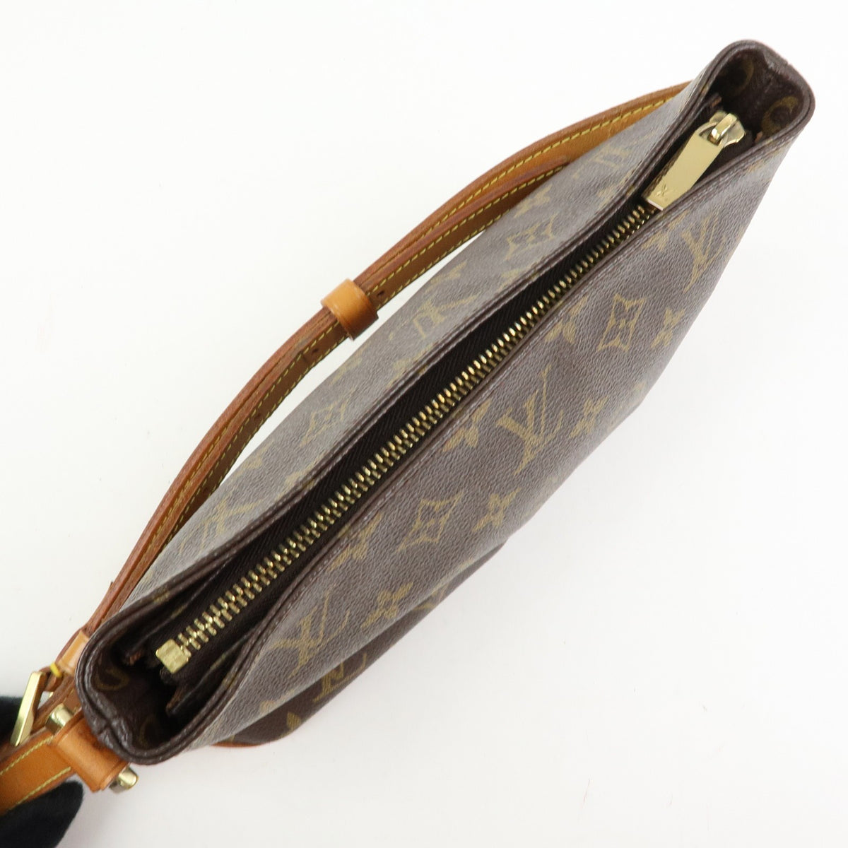 Louis Vuitton Trotteur Monogram Canvas, Brown, Canvas, Handbag