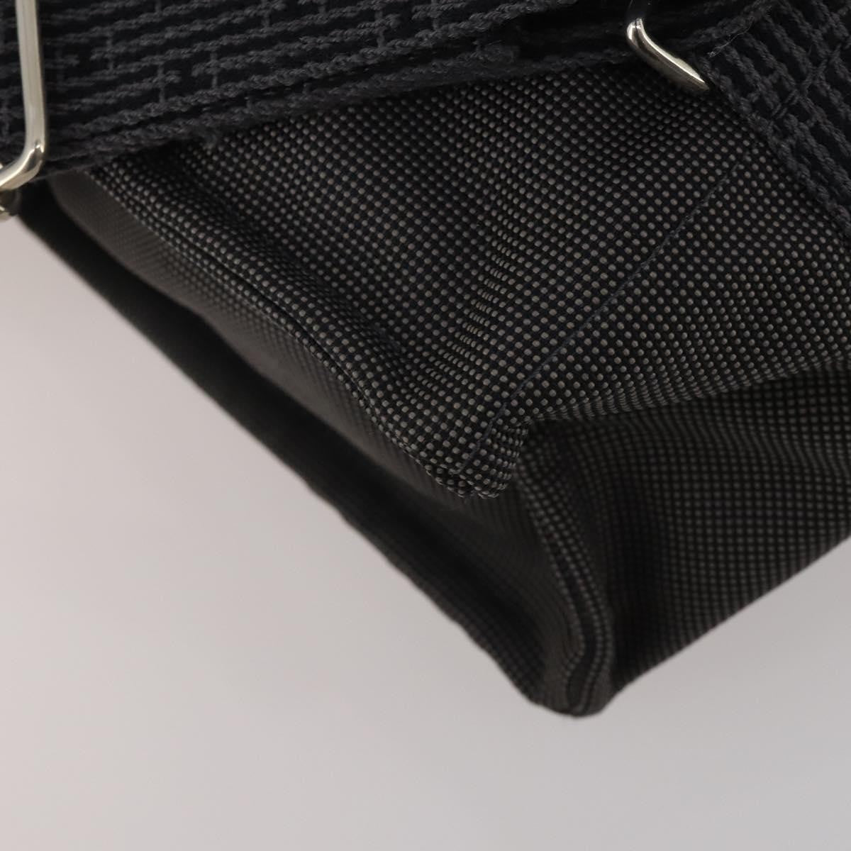 Hermes Herline Canvas, Gray, Canvas, Backpack