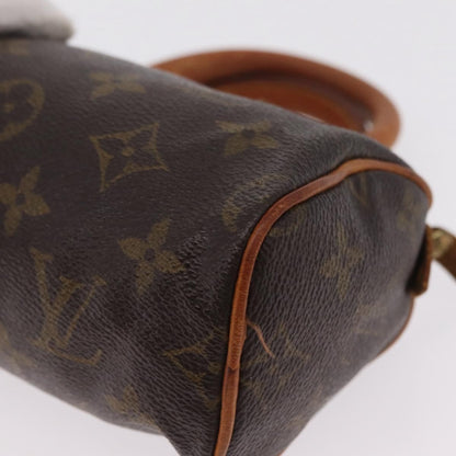 Louis Vuitton Speedy Mini HL Monogram Canvas, Brown, Canvas, Handbag