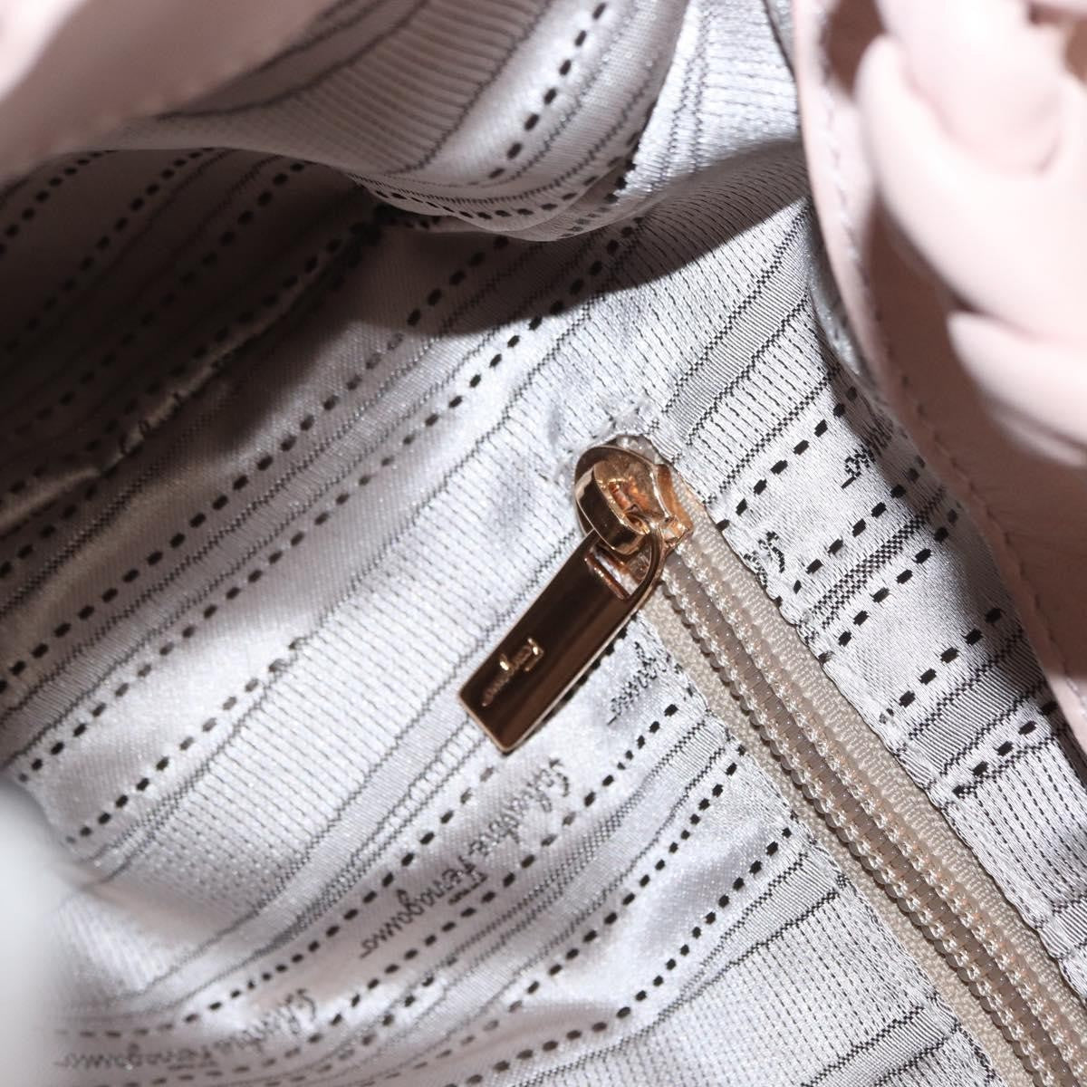 Salvatore Ferragamo Vala Leather, Pink, Leather, Shoulder Bag