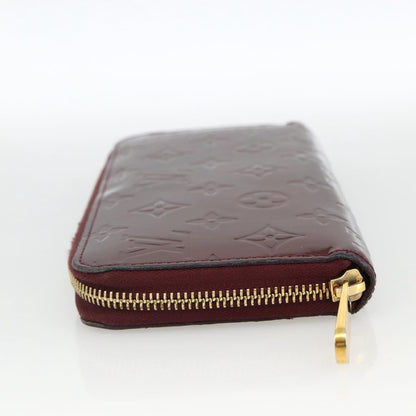 Louis Vuitton Zippy Leather, Red, Patent Leather, Wallet
