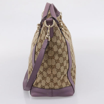 Gucci Shoulder Canvas, Beige, Canvas, Shoulder Bag