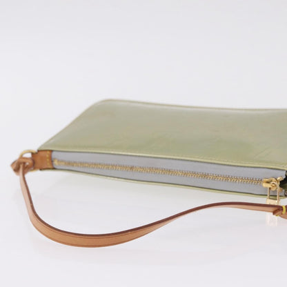 Louis Vuitton Lexington Pochette Monogram Vernis, Beige, Patent Leather, Clutch